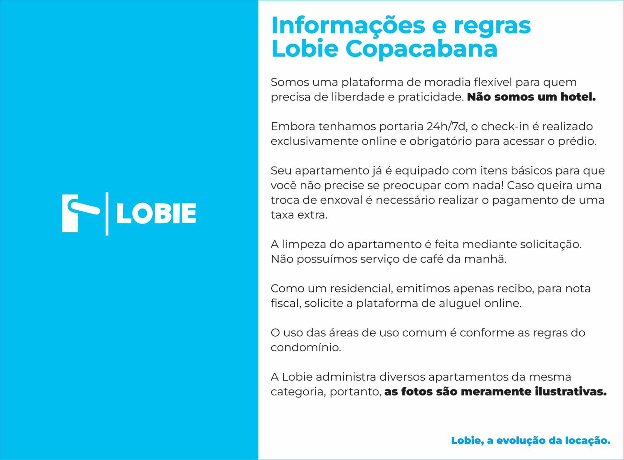 Apartmán Lobie Copacabana Rio de Janeiro Exteriér fotografie