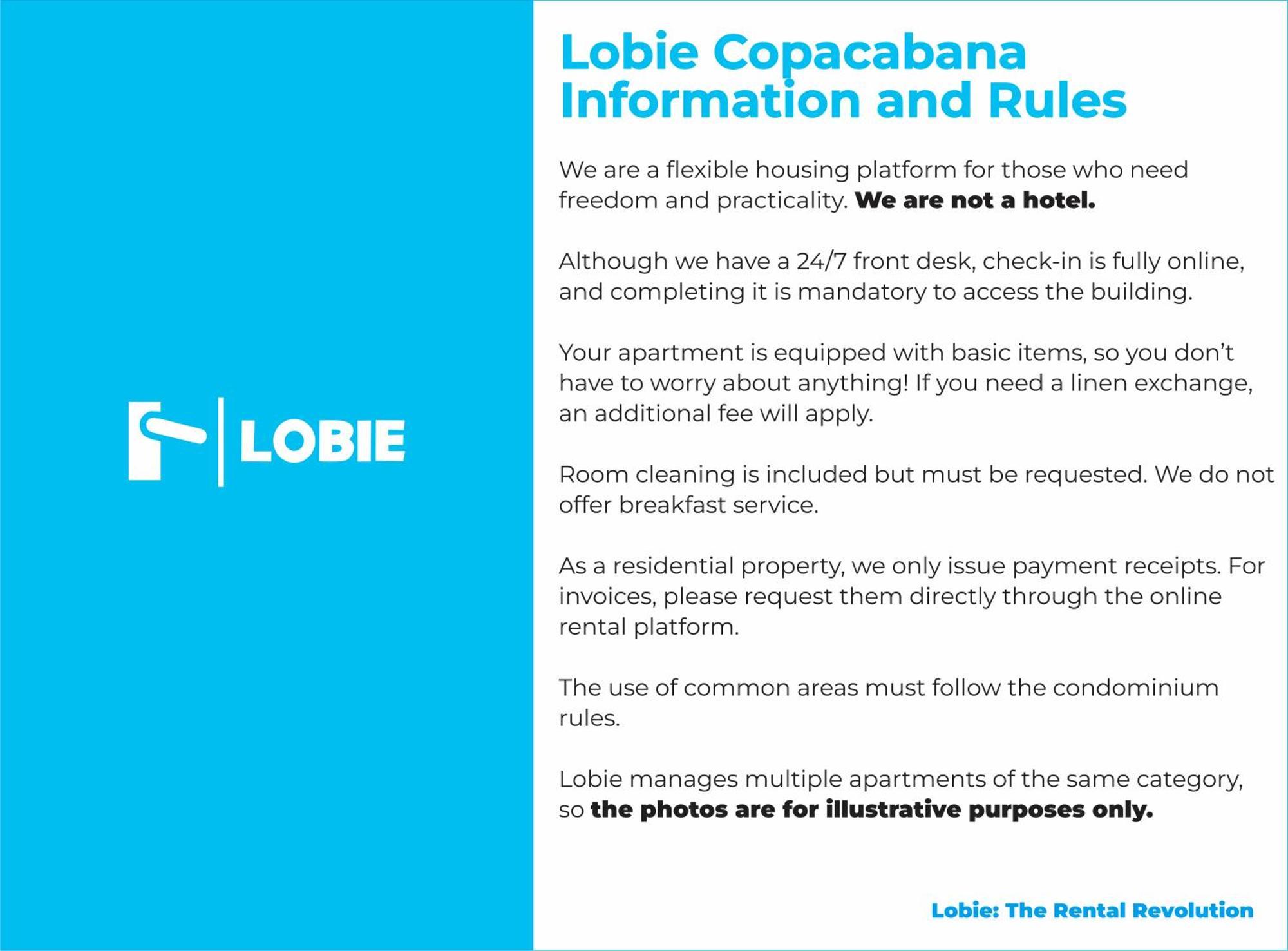 Apartmán Lobie Copacabana Rio de Janeiro Exteriér fotografie